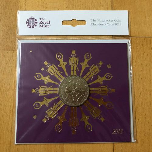 2018 £5 UK Christmas Nutcracker Royal Mint Coin in Card - still sealed
