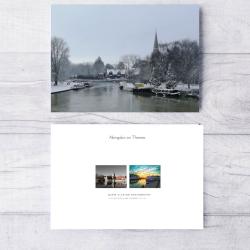 Pack of 3 Abingdon on Thames Blank Greeting Cards with envelopes