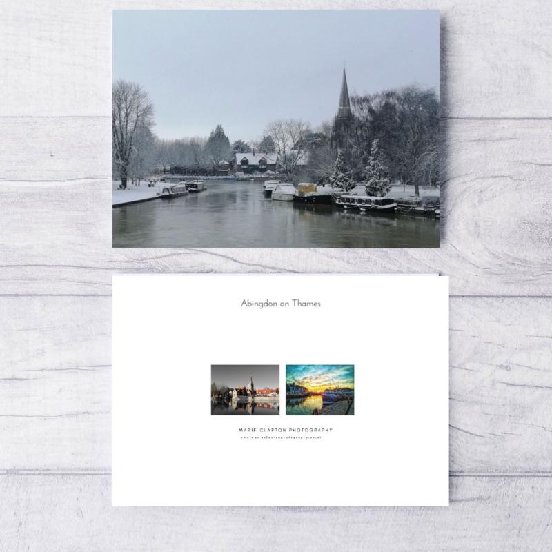 Pack of 3 Abingdon on Thames Blank Greeting Cards with envelopes