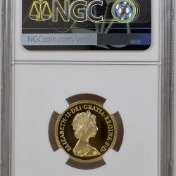 1980 QEII Gold Proof Full Sovereign NGC PF69UCAM