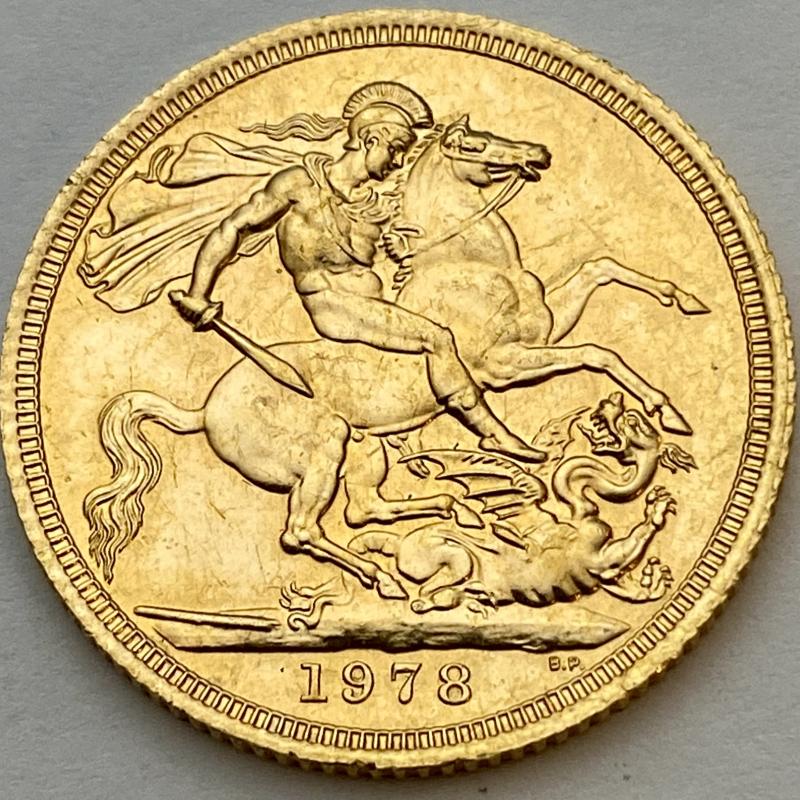 1978 Full Sovereign - Queen Elizabeth II