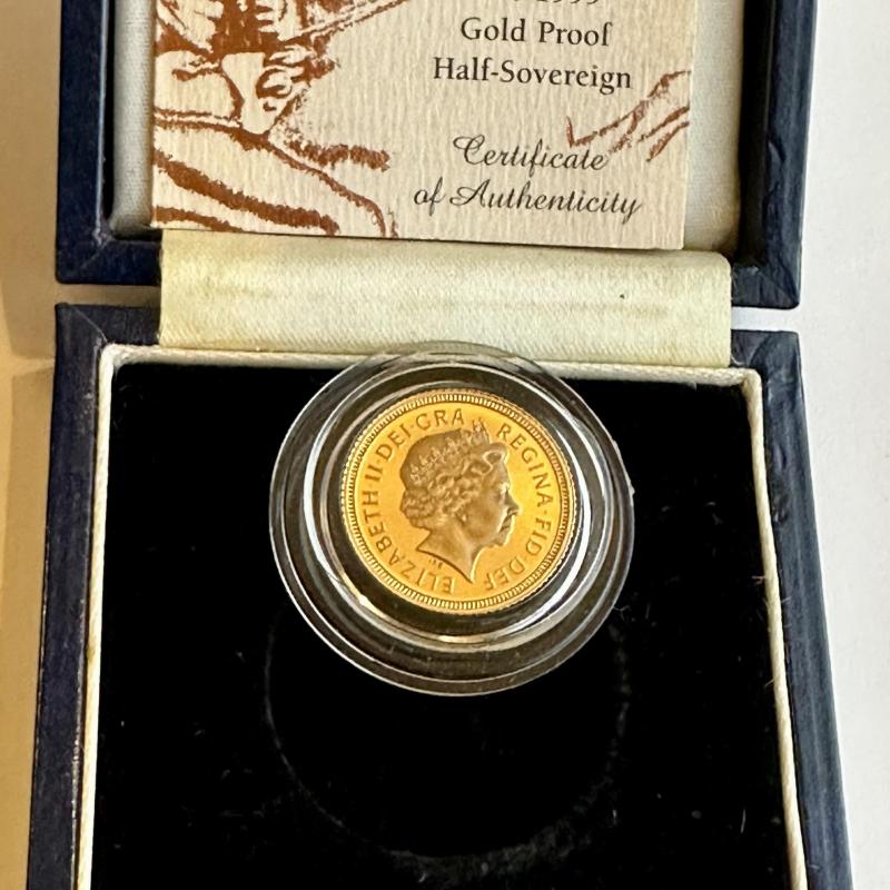 1999 Gold Proof Half Sovereign