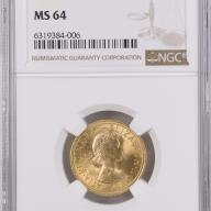 1963 Full Sovereign - NGC MS64