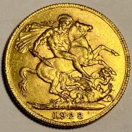 1928 Full Sovereign - George V - South Africa