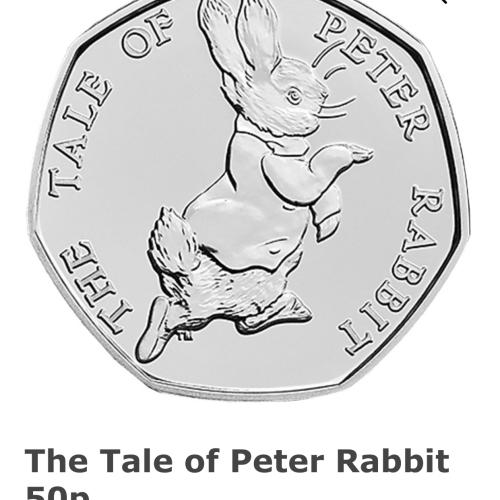 2017 UK Peter Rabbit CERTIFIED BU 50p