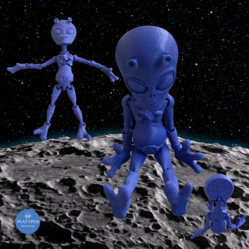 Blue Flexi Anycubic Alien