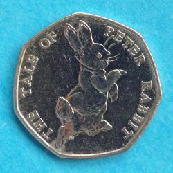 2017 Peter Rabbit 50p