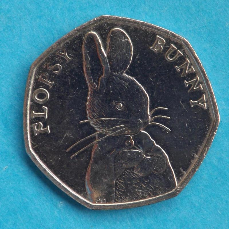 2018 Flopsy Bunny 50p.