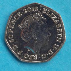 2018 Flopsy Bunny 50p.