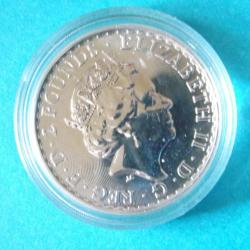 2021 £2 silver britannia.