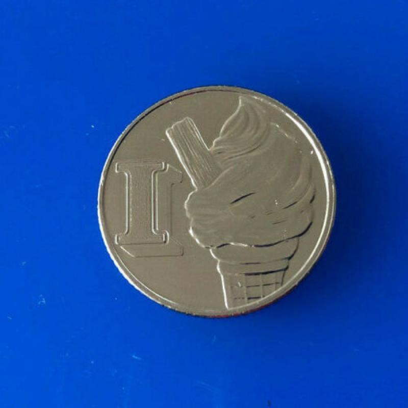 2019 A-Z Letter "I" 10p Coin Ice Cream - LOW MINTAGE