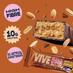 Case Of 12x Vive Peanut Butter Protein Bars Includes Postage