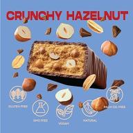 Case Of 12x Vive Crunchy Hazelnut Protein Bars Includes Postage