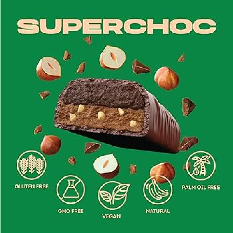 Case Of 12x Vive Caramalised Hazelnut Protein Bars Includes Postage