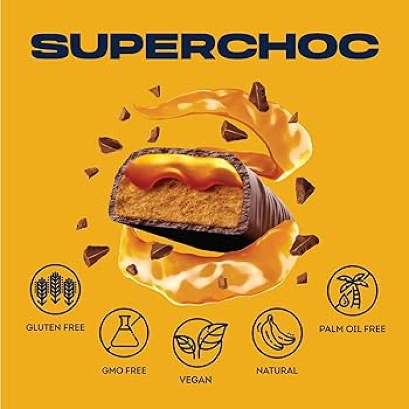 Case Of 12x Vive Gooey Caramel Protein Bars Includes Postage