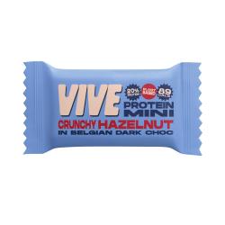 Case Of 20x Vive Choc Minis Crunchy Hazelnut Protein Bars Includes Postage