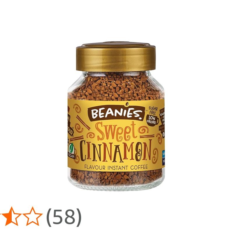 6x Beanie Flavoured Coffee Sweet Cinnamon Includes Postage