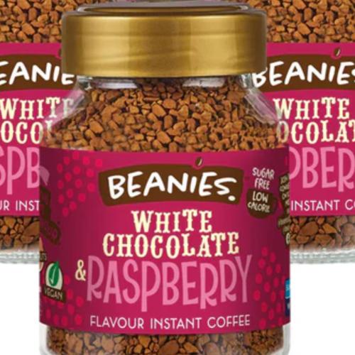 Beanies White Chocolate Raspberry Instant Coffee Seller 367