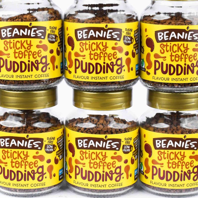 Beanies Sticky Toffee Pudding Instant Coffee Seller 367