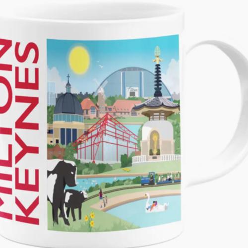 Milton Keynes Mug By Artist Tabitha Mary Seller 368