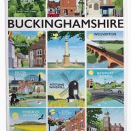 Buckinghamshire T Towel By Artist Tabitha Mary Seller 368