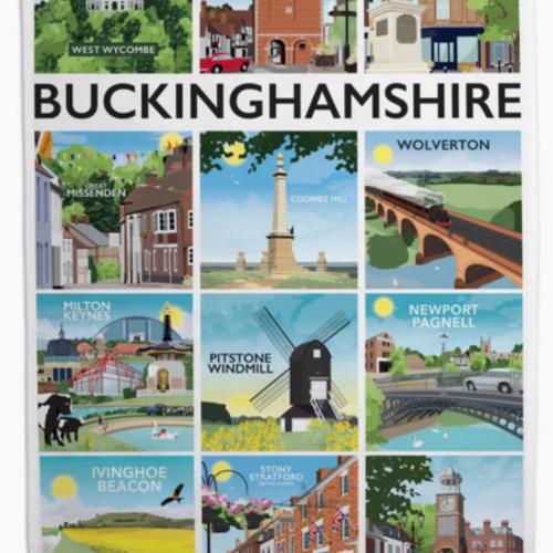 Buckinghamshire Metal Sign By Artist Tabitha Mary Seller 368