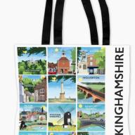 Buckinghamshire Tote Bag Edge To Edge By Artist Tabitha Mary Seller 368
