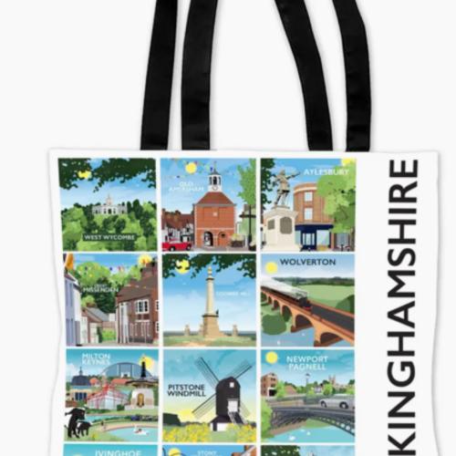 Buckinghamshire Tote Bag Edge To Edge By Artist Tabitha Mary Seller 368