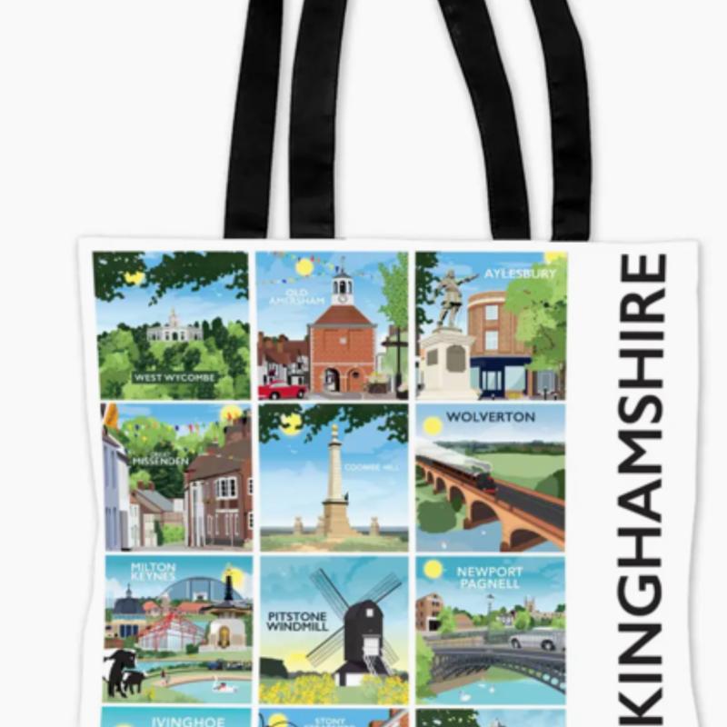 Buckinghamshire Tote Bag Edge To Edge By Artist Tabitha Mary Seller 368