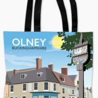 Olney Buckinghamshire Tote Bag Edge To Edge By Artist Tabitha Mary Seller 368