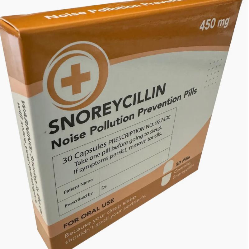 Snoreycillin A Novelty Diabolical Gift