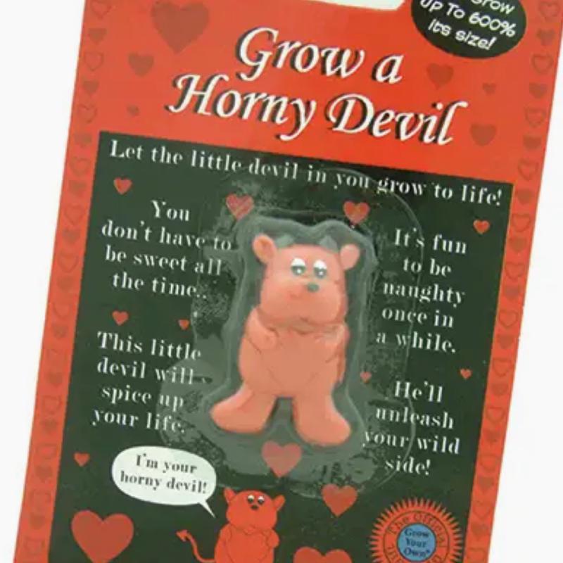 Grow A Horny Devil A Novelty Diabolical Gift
