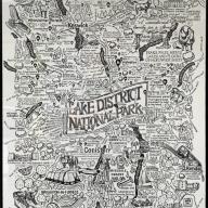 The Lake District Poster / Print With Hand Drawn Map By James Illustrates