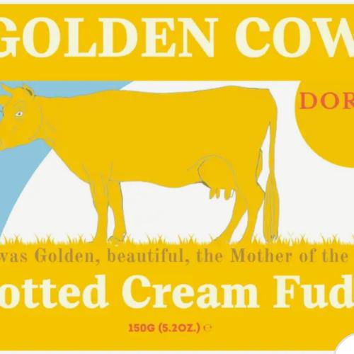 Golden Cow Luxury Clotted Cream Fudge Made By Dorset Chocolate