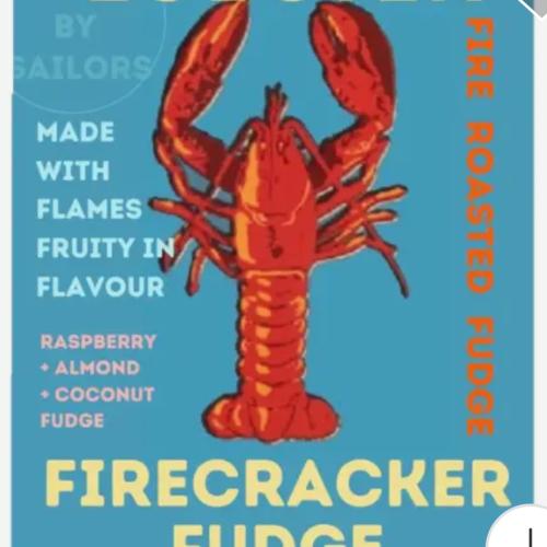 Lobster Firecracker Fudge Made By Dorset Chocolate