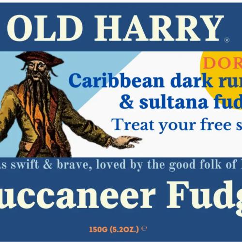 Old Harry Buccaneer Fudge Made By Dorset Chocolate