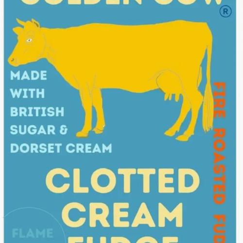 Golden Cow Fire Roasted Clotted Cream Fudge Made By Dorset Chocolate