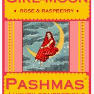 Girl In The Moon Rose & Raspberry Pashmas Luxury Confectionary Made By Dorset Chocolate