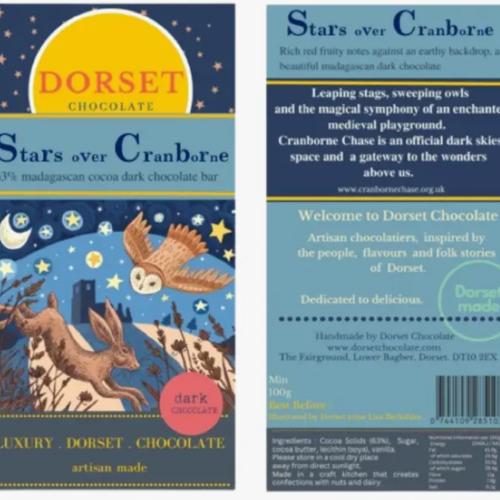 Stars Over Cranbourne Chocolate Made By Dorset Chocolate