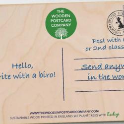 Bald Eagle Postcard From The Wooden Postcard Company