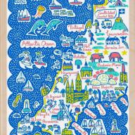 Cornwall 1 Postcard From The Wooden Postcard Company