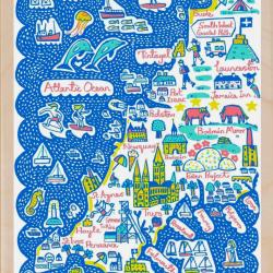 Cornwall 1 Postcard From The Wooden Postcard Company