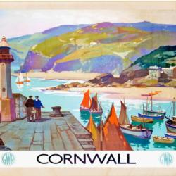 Cornwall 2 Postcard From The Wooden Postcard Company