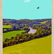 Goring Gap Postcard From The Wooden Postcard Company