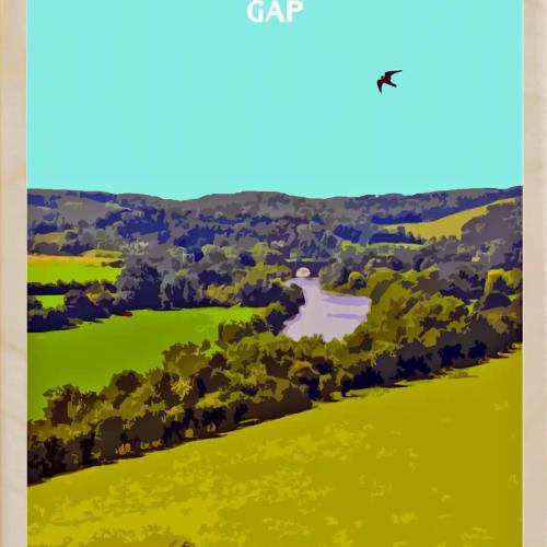 Goring Gap Postcard From The Wooden Postcard Company
