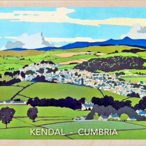 Kendal Cumbria Postcard From The Wooden Postcard Company