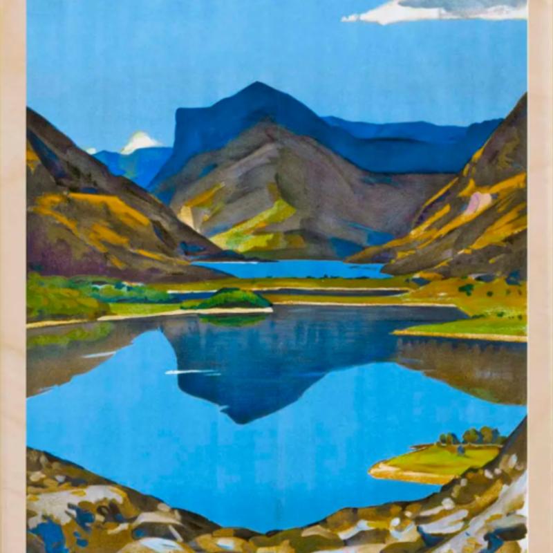 Honister Crag The Lake District Postcard From The Wooden Postcard Company