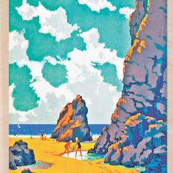 Cornwall 4 Postcard From The Wooden Postcard Company