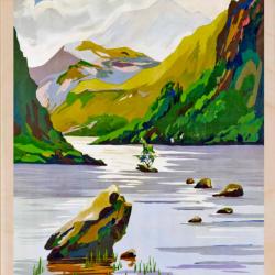 Ullswater The Lake District Postcard From The Wooden Postcard Company