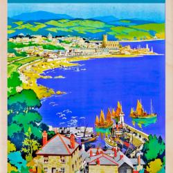 Penzance Cornwall Postcard From The Wooden Postcard Company